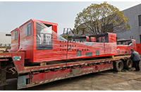 云南3臺改造完的8噸雙司機室防爆電機車整車發(fā)貨