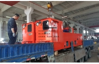 云南2臺10噸架線式湘潭電機車發(fā)往云南